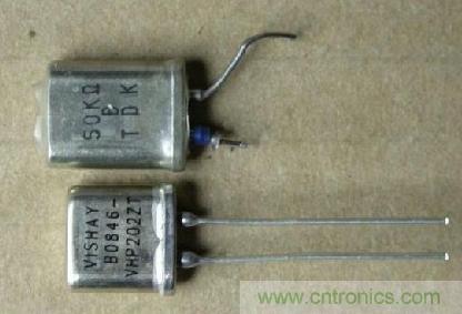 金封金屬箔電阻