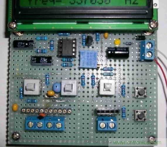 DIY集電容、電感和頻率為一體的測量儀器