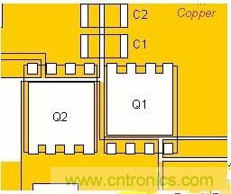 最小化雜散電感的優化主開關和輸入電容布局