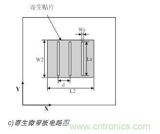 天線單元結構簡圖