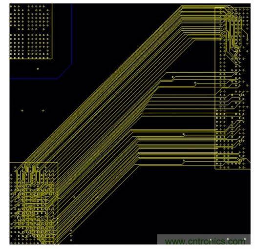 設計師可以選擇未打包模式將走線間距加大一些。