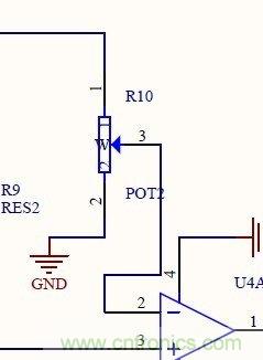 在電路中滑動阻值時,電位器的電壓會發生什么變化?