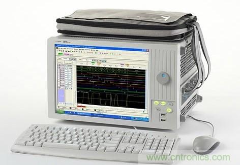 通過適配器連接iDevice與測試設備。