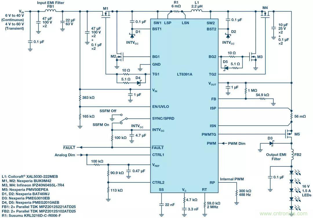 一顆芯驅(qū)動整個車前燈組，這個控制器是怎么做到滴？