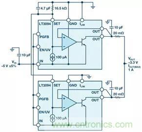 超低輸出噪聲和超高PSRR，這款負(fù)LDO穩(wěn)壓器了解一下？