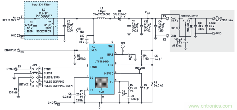 讓我們做一個超低噪聲、48 V、幻像麥克風電源怎么樣？