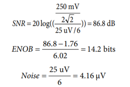 為實現正確信號調理的噪聲計算