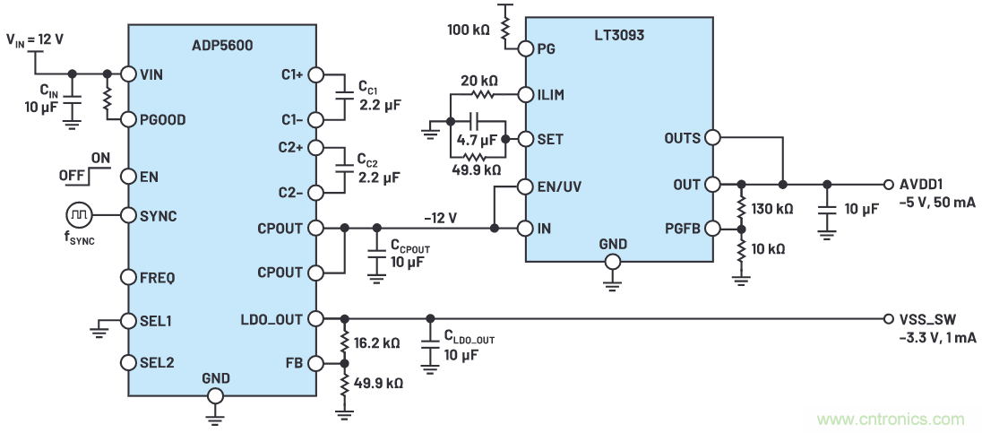 交錯式反相電荷泵&mdash;&mdash;第二部分：實現(xiàn)和結(jié)果