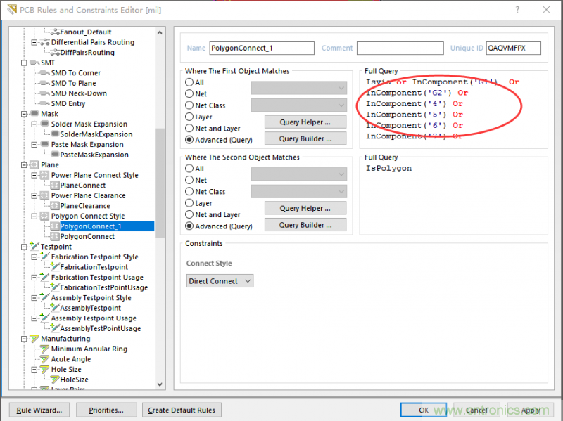 如何引腳接地十字焊盤，過孔完全接地?