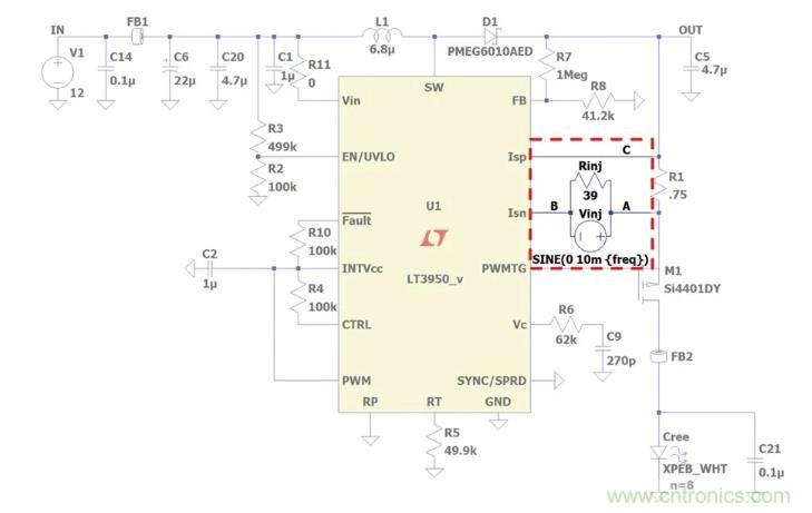 玩轉LTspice丨生成LED驅動器的波德圖，你學會了沒？