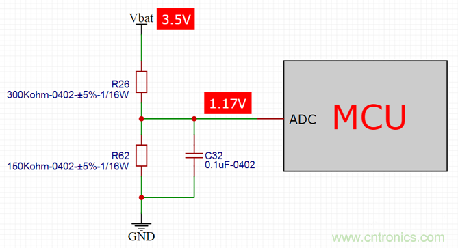 電池電壓偵測(cè)電路&ldquo;踩坑&rdquo;：分壓電阻的精度竟然是5%，不是1%