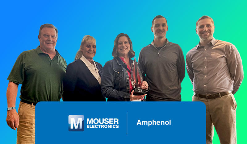 權威認證！貿澤電子斬獲Amphenol SV Microwave全球代理商年度大獎